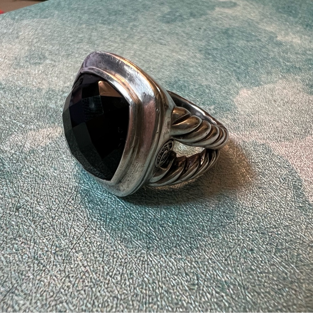 David Yurman, Black Onyx, Sterling Silverer Ring